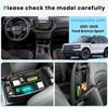 2PCS Center Console Organizer Compatible with -2026 Ford Bronco Sport/ -2026 Ford Escape Armrest Storage Tray ert Hidden Storage Box Interior