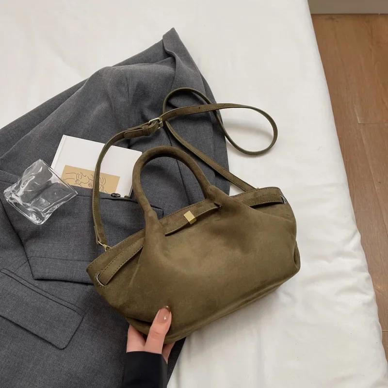 

Маленькие сумки через плечо из искусственной кожи с короткой ручкой для женщин 2025 года, новые корейские модные новые роскошные сумки-тоут с верхней ручкой зелёный