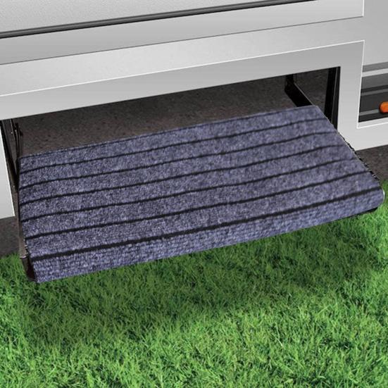 RV Step Cover Wear Resistant Anti-Slip Design Washable Easy to Clean Universal Fit RV Step Rug Stair Cover Protector
