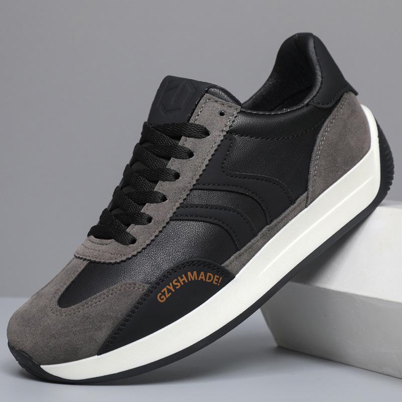 

Мужская обувь осень-зима 2025 новая осенняя повседневная модная спортивная обувь для бега мужская увеличивающая рост мужская папина модная обувь 44