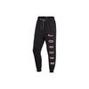 Jordan Logo Print Fleece-Lined Warm Drawstring Joggers Men Bottoms Black DN1465-010