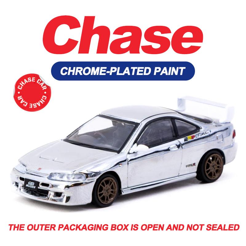 Tarmac Works 1:64 TW Honda Integra TYPE R DC2 MUGEN Championship White Alloy Car Model Chase