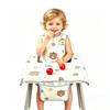 Children's Waterproof High Chair Food Bib Coverall