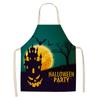 Halloween Apron Print Sleeveless Anime Kitchen Apron Cooking Dirty Waterproof
