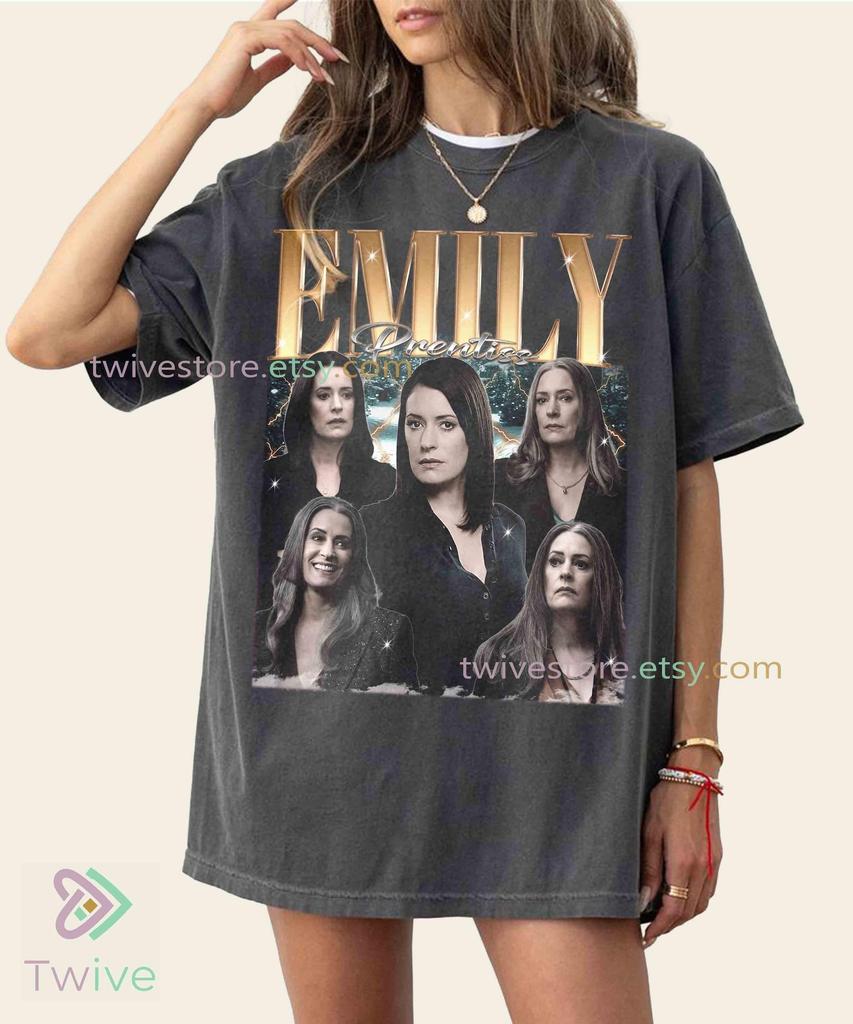 Vintage Emily Prentiss Shirt, Criminal Minds Merch, Unisex Cotton Tee
