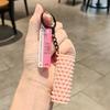 Mini Wolf Teeth Foam Roller Keychain: Fitness Pendant & Bag Decoration Gift