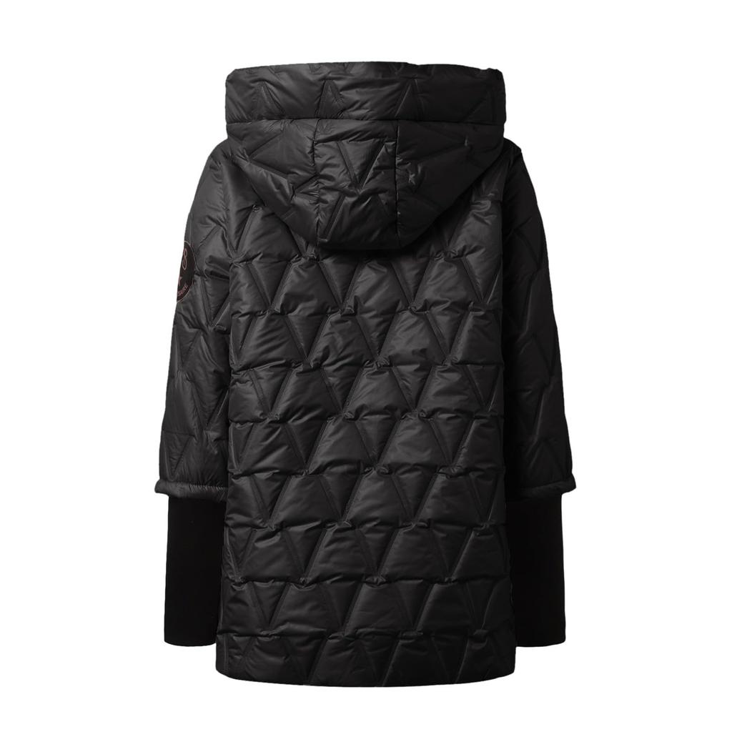 Women's Fashion /Winter Solid Color Long Sleeve Zipper Loose Warm Hooded Coat