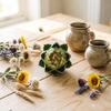 Artificial Artichoke Decoration Realistic Fake Vegetables Fruits Faux Artichoke Bowl Filler for Kitchen Home