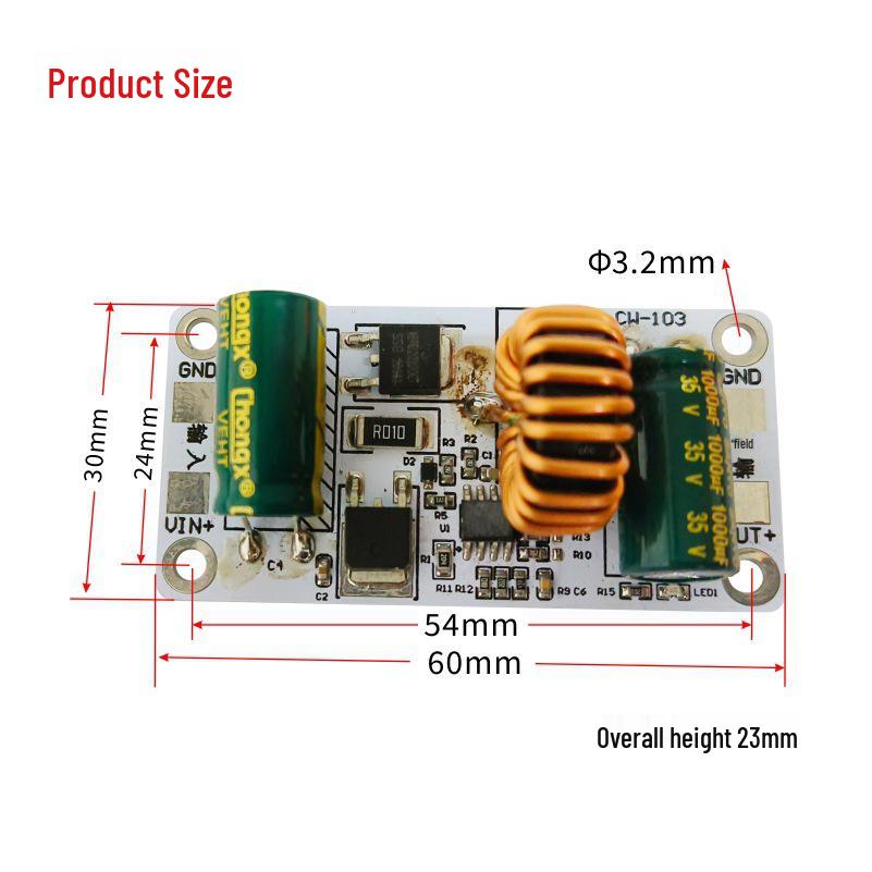 180W DC-DC Buck Module 10-90V to 5V/12V/24V, High Voltage Resistant 10A High Power Regulated Power Supply