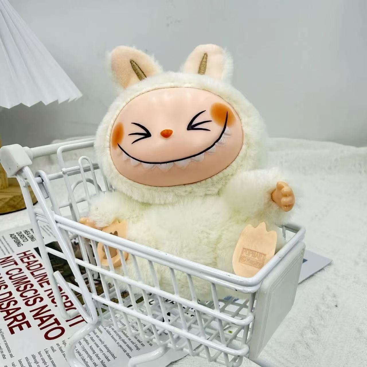 

Bubble Labubu Tide Play Blind Box Labubu Плюшеві іграшки Вінілове обличчя Macaron Батьківщина Високої якості