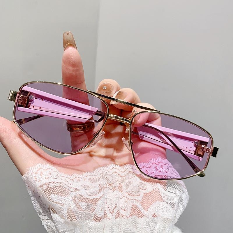 JYL TS Sunglasses Frameless Small Ellipse Design European/98110