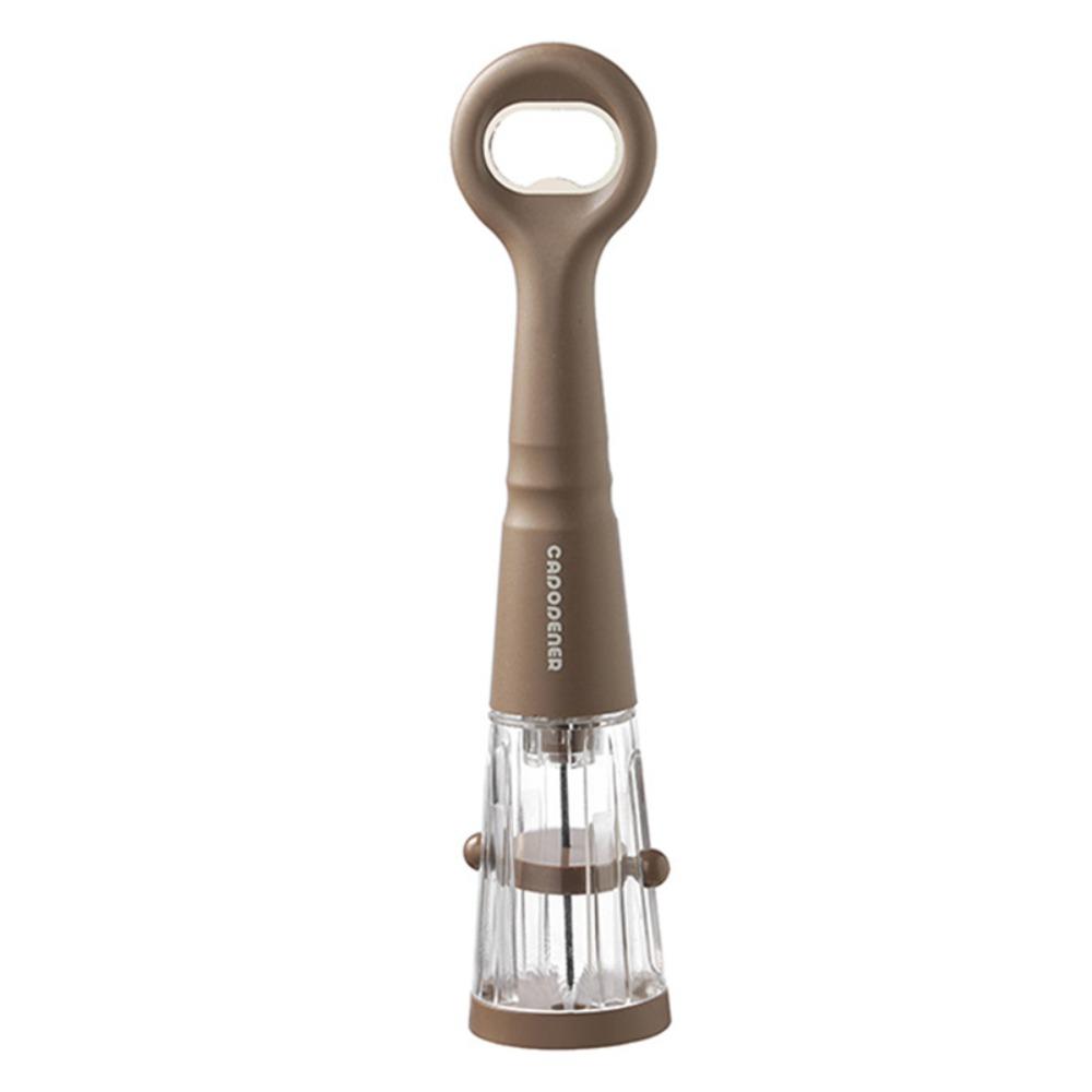 with Foil Cutter Pneumatic Wine Opener 2 in 1 Wine Bottle Opener Creative Wine Corkscrew  Bar коричневый