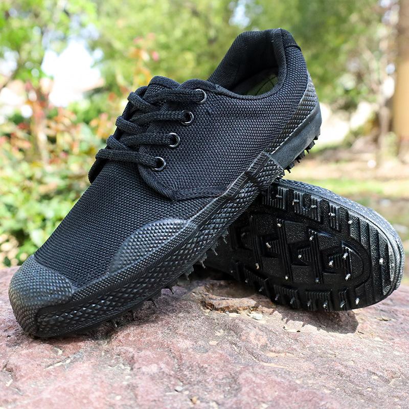 Befreiungsschuhe authentische Militärschuhe Arbeitsschutzschuhe Arbeitsschuhe Gummischuhe verschleißfestes gelbes Tuch Baustellenarbeitsschuhe