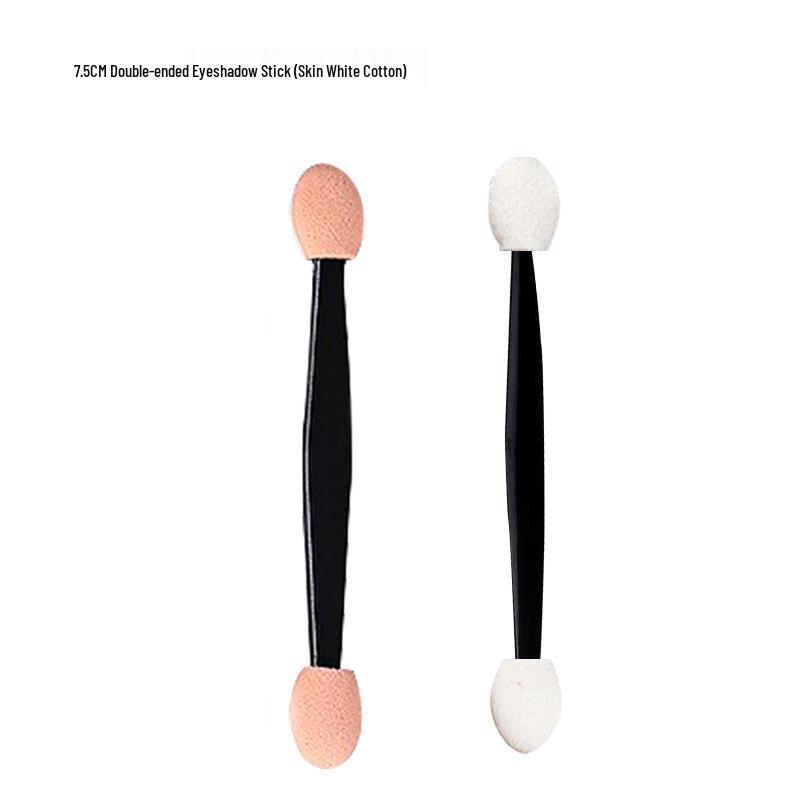 Single & Double Head Disposable Eyeshadow Stick with Latex Sponge for Blending and Nail Art