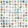 Stickers Waterproof Stickers Car Camping Stickers Hawaiian 100 Surf Stickers Set