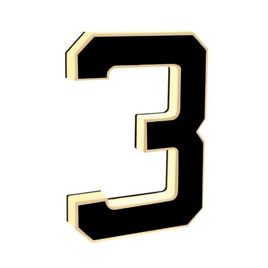 LED House Number Waterproof Acrylic Illuminated Home Address Number Modern Lighted House Number for Outside Yard Shop