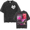 Rapper Omar Courtz Primera Musa World Tour T Shirts Men Women Fashion Gothic Hip Hop T-shirt Vintage Washed Short Sleeve T-shirt