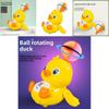 Top Ball Yellow Duck Light And Sound Toy With Rotating Effects For Kids And Toddler Play