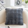 Business Gifts Souvenir PV Bubble Velvet Bedside Soft Bag Backrest Plush Square Cushion Leather Pillow