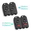 For Honda Fit Accord Civic 2006-2011 2003-2013 CRV 2018 Pilot Modified Flip 2/3/4 Buttons Car Remote Key Shell with/without Rubber Pad