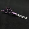 7inch Curved Chunkers Shears Stainless Steel Dog Grooming Scissors, Special Designed Pet Scissors