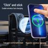 Magnetic 15W Wireless Car Charger with Bendable Dashboard Phone Holder