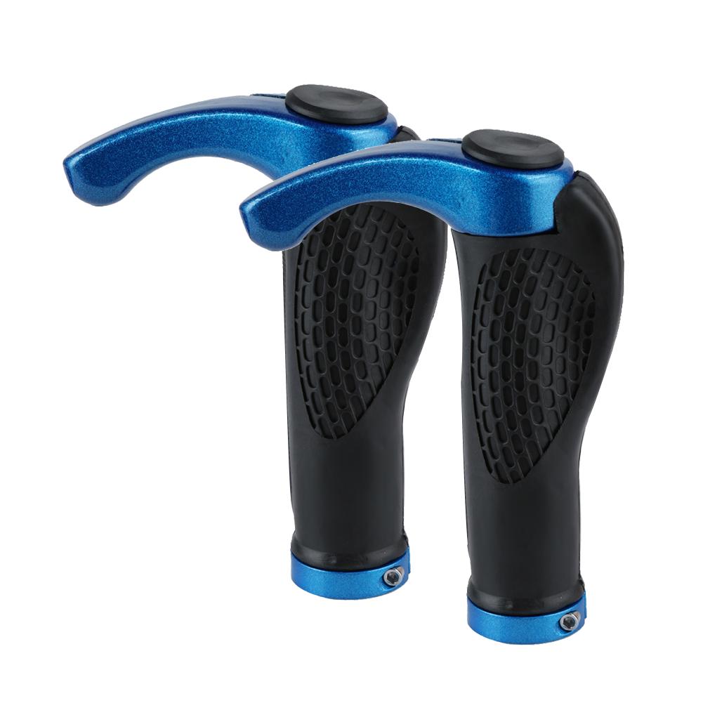 Ergonomic MTB Mountain Bike Handlebar Rubber Grips Cycling Lock- Ends