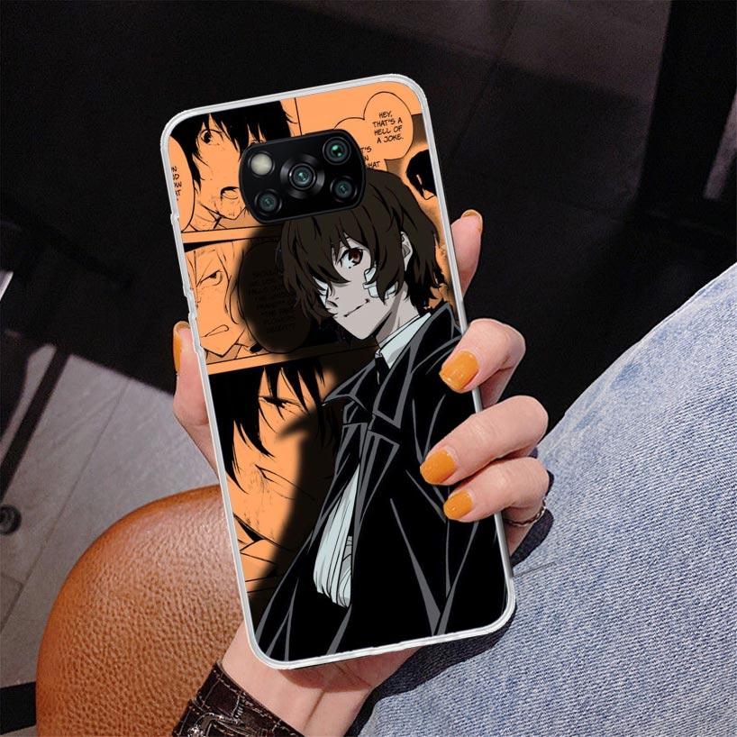 Bungo Stray Dogs Manga Phnoe Case for Xiaomi Poco X5 X6 X7 Pro X4 Gt F7 Ultra M8 M7 Redmi 15C 15 13C 13 12C 12 Unique Cover Coqu