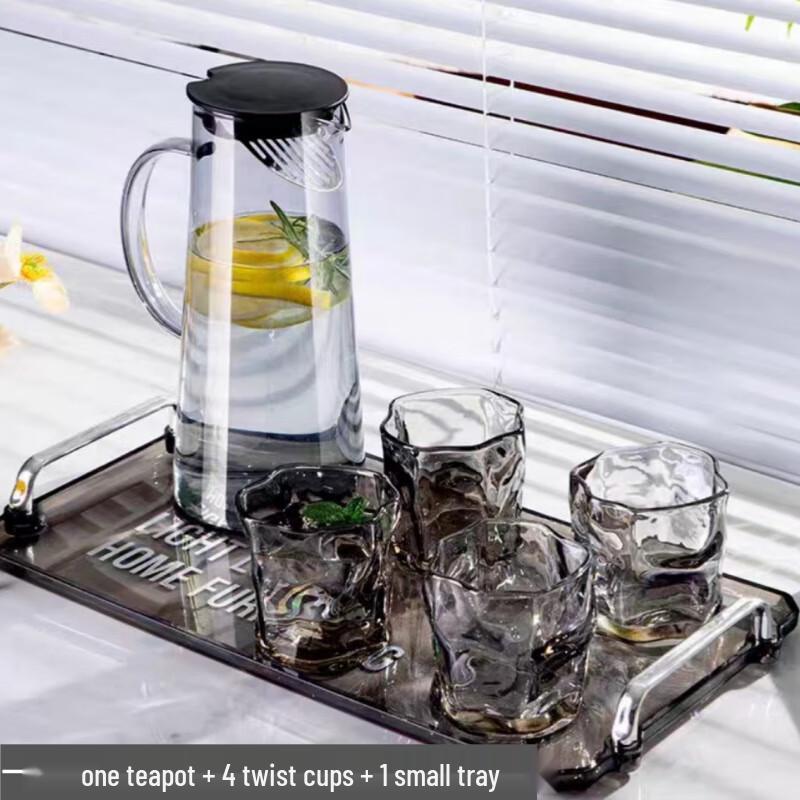 High Borosilicate Glass Water Pitcher Set