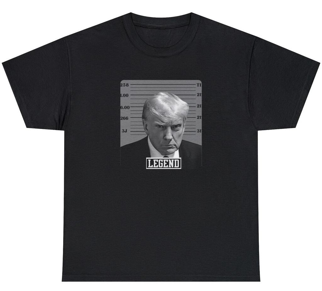 Donald Trump Real Mugshot Legend T Shirt Never Surrender Republican Gift Tee