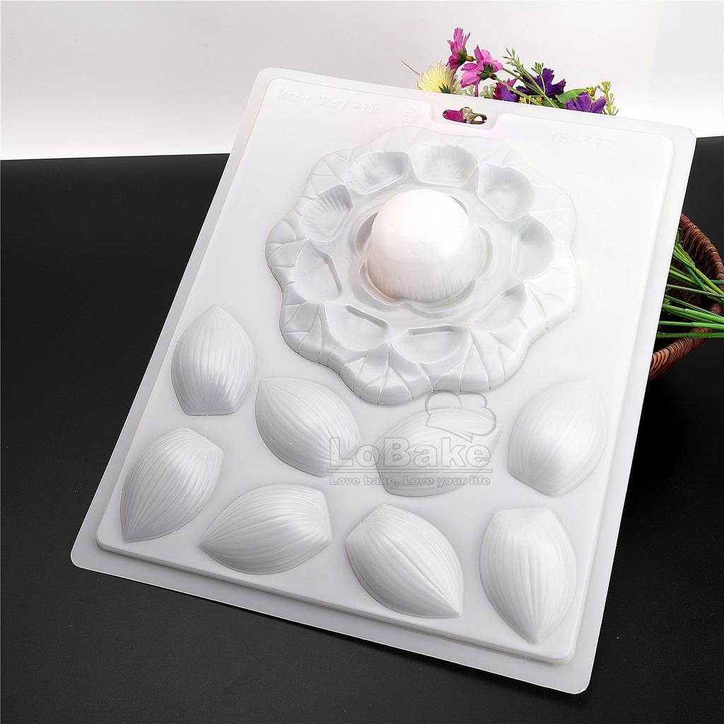 5pcs/Lot Various Chinese Festivals Theme PP Plastic Pudding Molds God of Longevity Ancient Gold Pig Fu Word Lotus Cake Maker DIY
