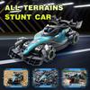 Coche RC Y2, Coche de Derrape con Spray de Luz, 2.4Ghz 4WD Control Remoto 360° Coches de Carreras Acrobáticos Juguetes Eléctricos Modelo Regalos para Niños Niños