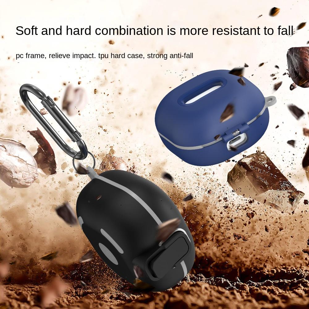 

Чехол для наушников с пряжкой для Samsung Galaxy buds live/2/pro/2 pro/FE для дома/путешествий