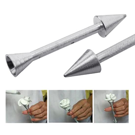 Aluminum Alloy Cake Piping Rod Pastry Icing Stick Baking Cone Decorating Tool
