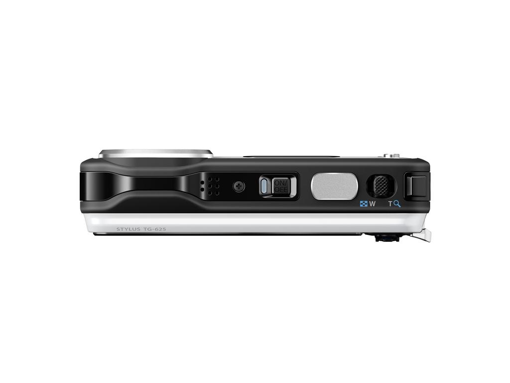 OLYMPUS Stylus TG-625 Digital Camera 12MP Waterproof Shockproof Cold-Resistant 5x Optical Zoom 3.0-inch LCD White