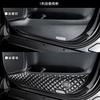 DAD GARSON Door Kick Guards for Daihatsu Mira Left and Right Set for Passengers GARSON eS (LA350/360S) - First-Row [Normal Leather] KG075-01-01