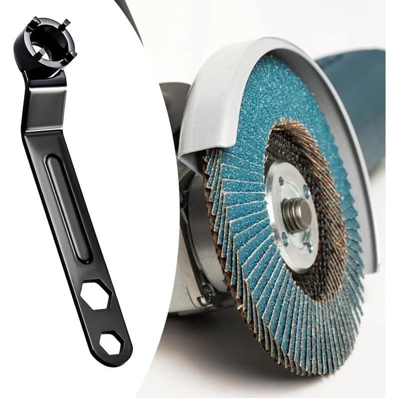 Dual-purpose Angle Grinder Machine Accessories Four Claw Wrench Thickened High Hardness Wrench For Angle Grinding Wheel Machine