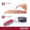 VICTORINOX Classic SD Classic Colors Fire Opal Swiss Army Knife Multifunctional Knife Disaster Prevention Goods Outdoor Camping Scissors with Flathead