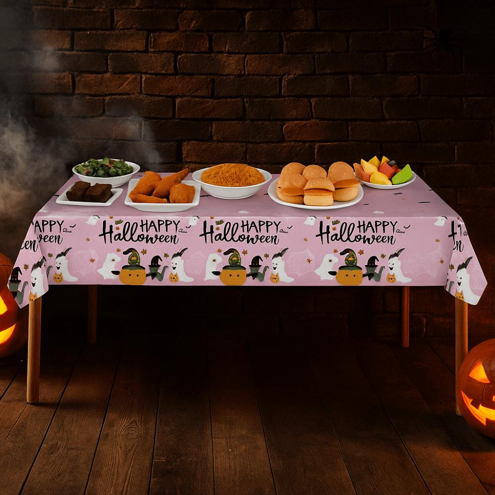 Halloween Theme Halloween Tablecloth Pumpkin Ghost Pattern Table Runner  Table Decoration