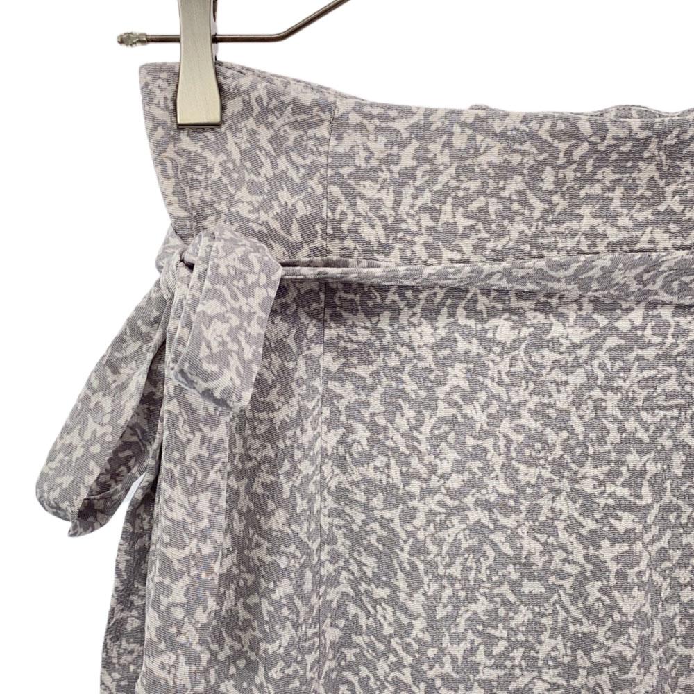 SNIDEL SWFS214154 Overall Handle Long Length High Waist Mermaid Print Skirt Women Used