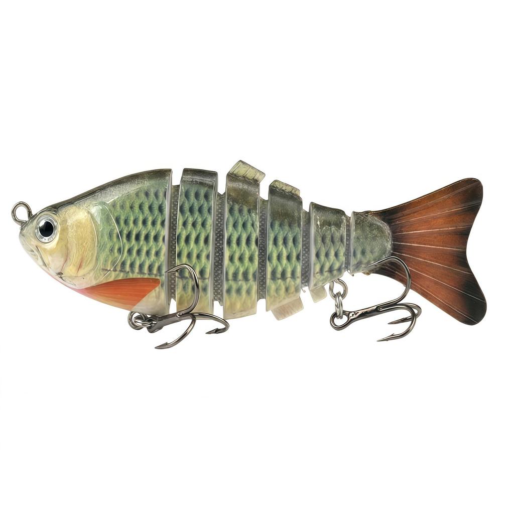 Realistic 16g Multi-Jointed Fish Lure Set - Artificial Bait for Fishing