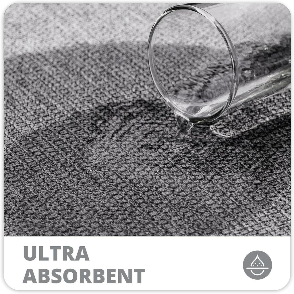 Weaving Jacquard Bathroom Mat Anti Slip Rubber Bottom Absorbent Pad Easy To Clean Anti Slip and Dirt Resistant Toilet Cushion Home Bathroom Set