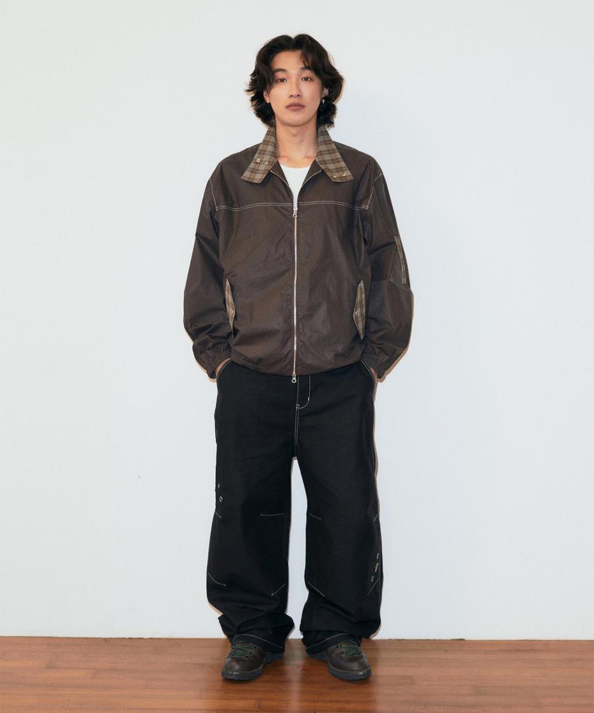 MAHAGRID Eyelet Wide Pants Black(Mg2Gsmpa12A)