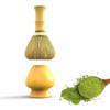 Matcha Whisk, 100-Stand, Made of ABS Plastic, Chasen, Chasen, Whisk, for Tea Ceremony, Quick-Drying, Matcha Whisk, Yellow