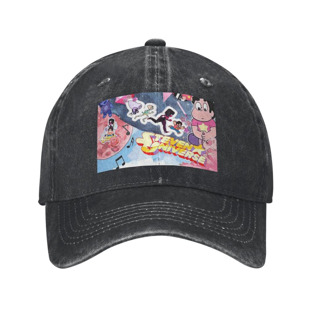 Steven Universe Washed Denim Cap Casual Baseball Caps Adjustable Hat Summer Unisex Baseball Hats
