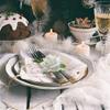 12pcs White Rose Napkin Rings Modern Simple Faux Flower Table Setting Decor for Hotel Home