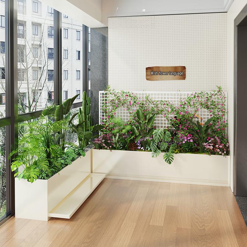 Stainless Steel Balcony Planter Box