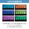 Nixie Tube Style Table Retro Modern Wooden Desk Clock with RGB LED Digital Black Walnut (Aupuru) Clock, Full-Color Display,