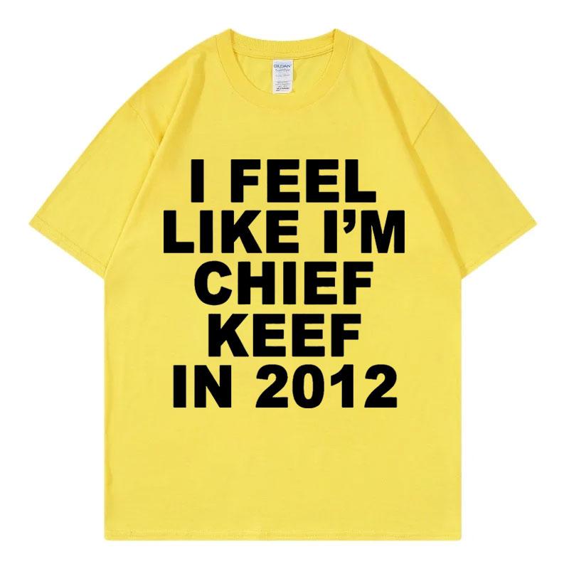 Rapper Chief Keef Merch T ShirtUnisex Clothing Fashion Hip Hop Short Sleeve T-shirts Summer Casual Loose 100%cotton T-shirt