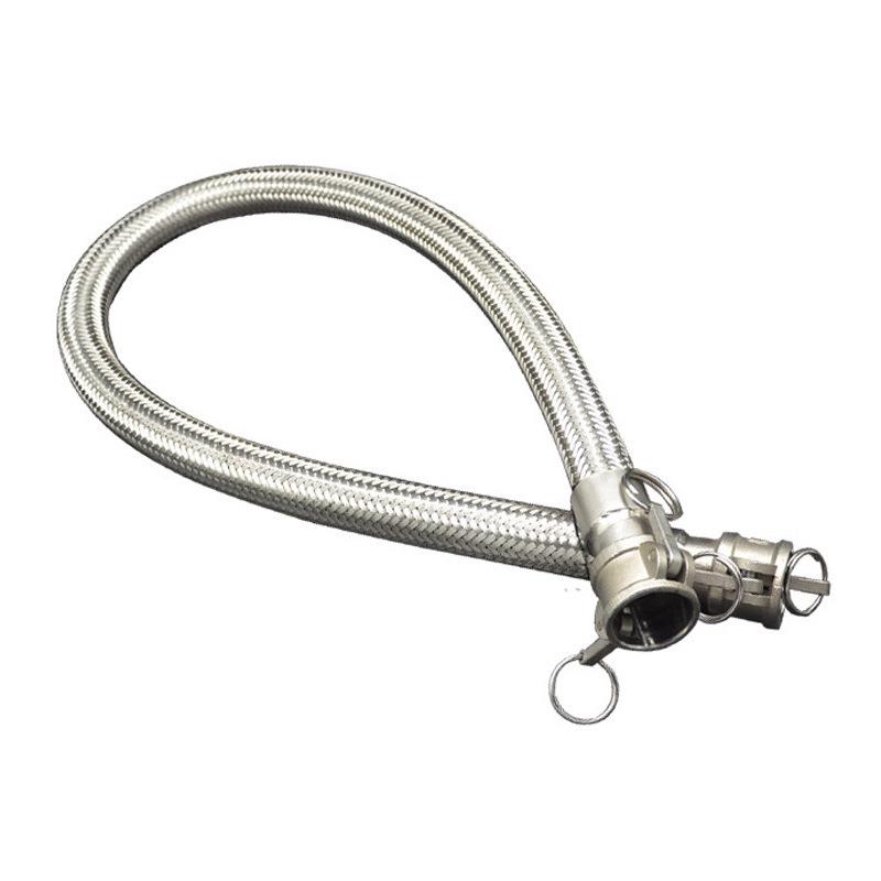304 Stainless Steel Corrosion-Resistant Camlock Lever-Type Quick-Connect Corrugated Metal Hose